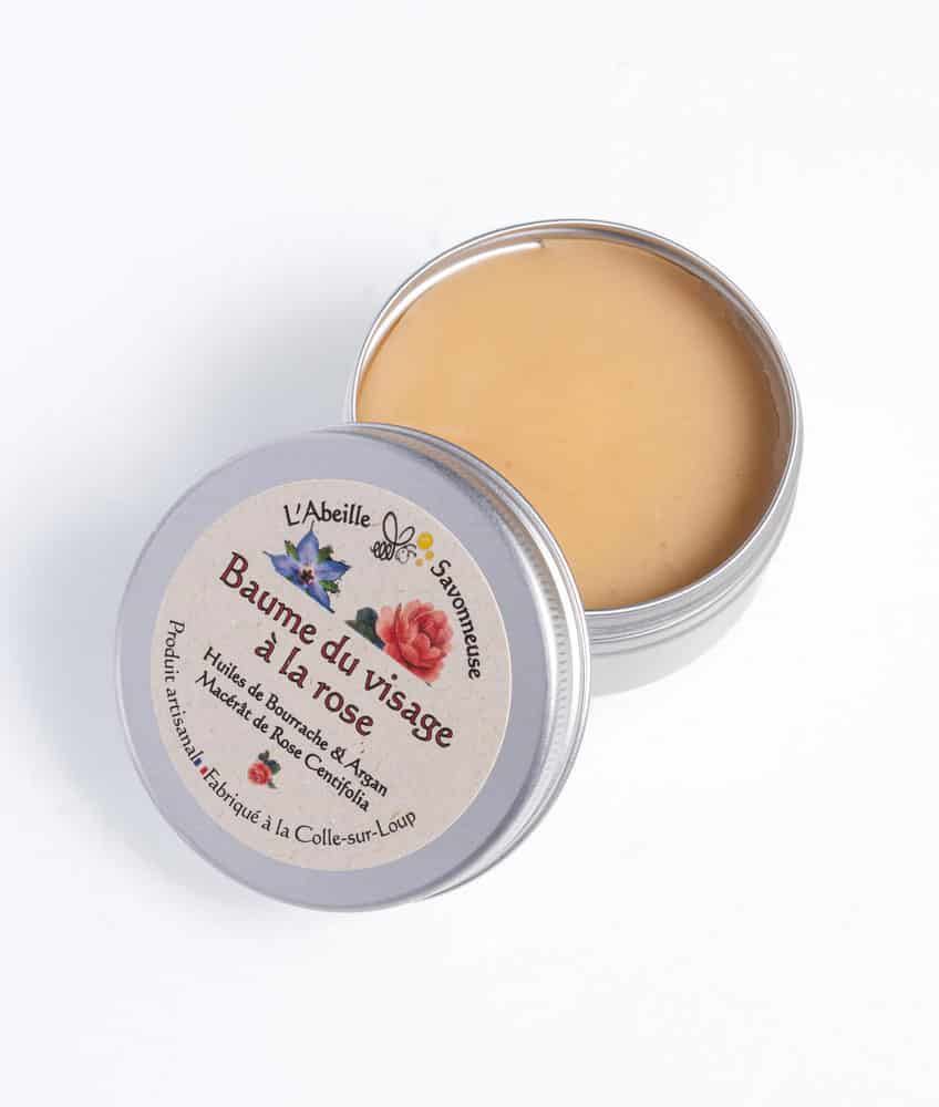 Baume du visage à la Rose