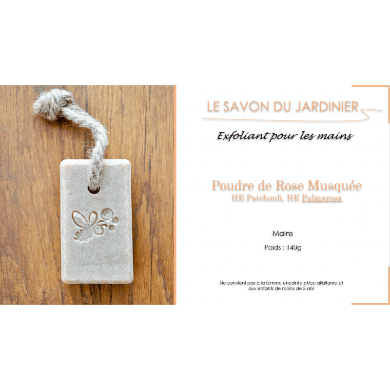 Le Savon du Jardinier avec description - L'Abeille Savonneuse