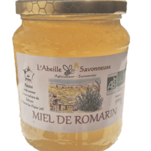 Pot de miel de romarin bio - L'Abeille Savonneuse