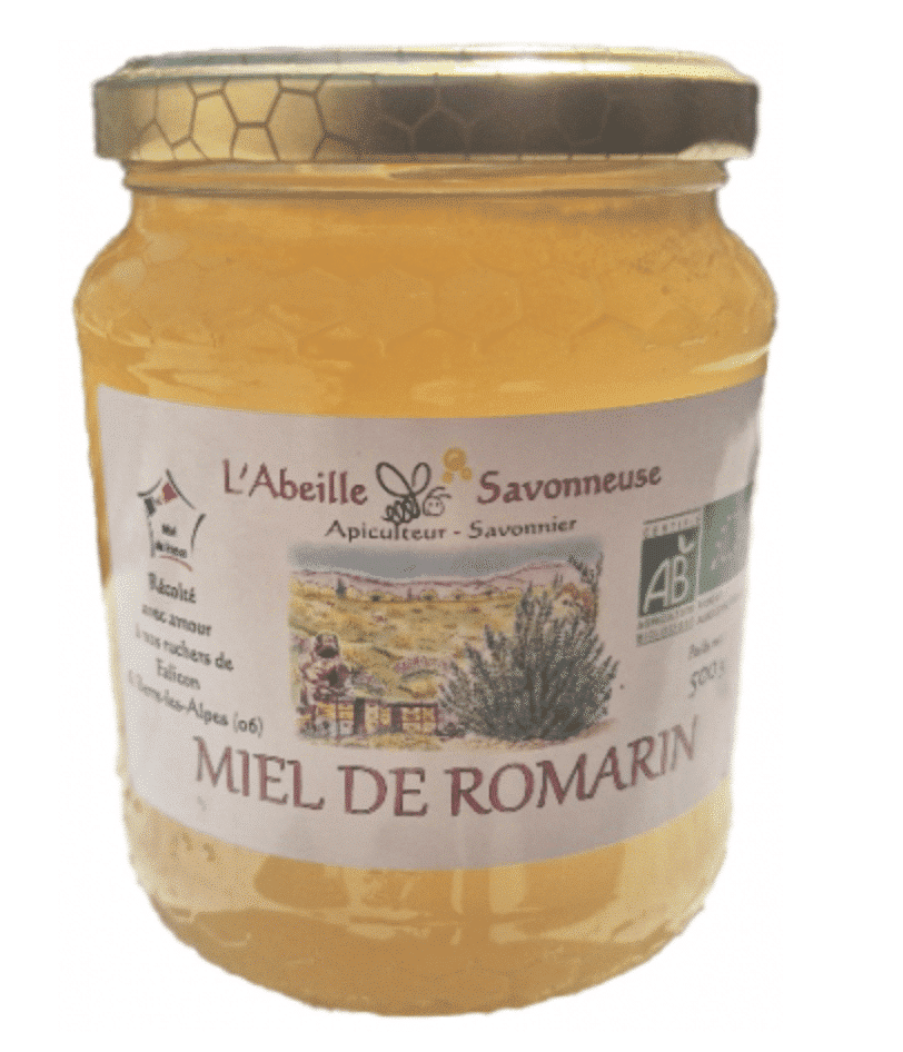 Pot de miel de romarin bio - L'Abeille Savonneuse