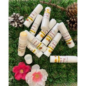 Baumes à lèvres karité, propolis et miel en tube - L'Abeille Savonneuse
